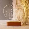 MNBON Customizable Personalized Wedding Gift Lamps - Names of Mr and Mrs and Wedding Date - Anniversary and Love LED Night Lights - Unique Gift for Him or Her view 3
