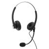 Gavigain Phone Headsets, Wired Phone Headset with Mic Binaural Business Headphone Customer Service Headset Wired Headset for Call Center Customer Service(USB Connector) view 1