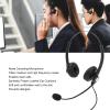 Gavigain Phone Headsets, Wired Phone Headset with Mic Binaural Business Headphone Customer Service Headset Wired Headset for Call Center Customer Service(USB Connector) view 3