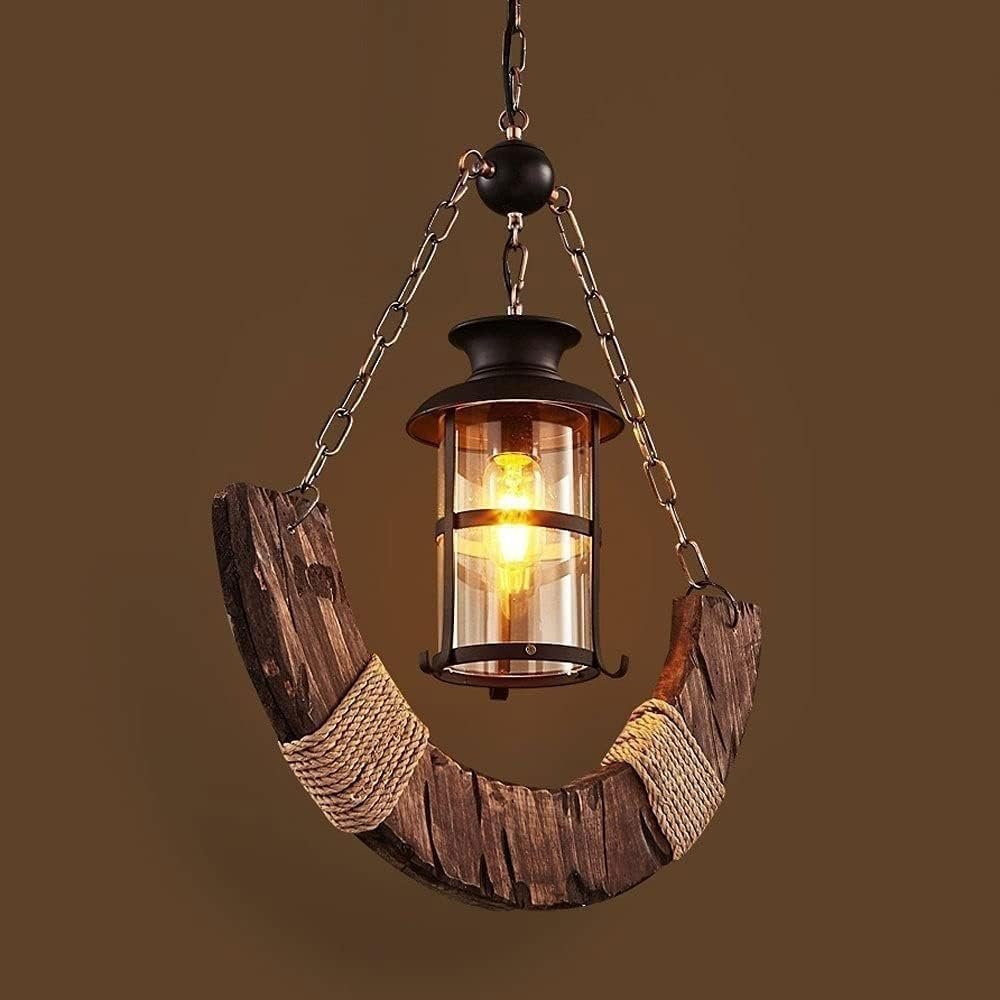 SkybAt Chandelier, American Glass Lantern Chandelier,Industrial Retro Chandelier E27 Iron Chandelier, for Bar Cafe Loft Restaurant Library Hotel Villa Hanging Pendant Light