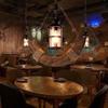 SkybAt Chandelier, American Glass Lantern Chandelier,Industrial Retro Chandelier E27 Iron Chandelier, for Bar Cafe Loft Restaurant Library Hotel Villa Hanging Pendant Light view 2