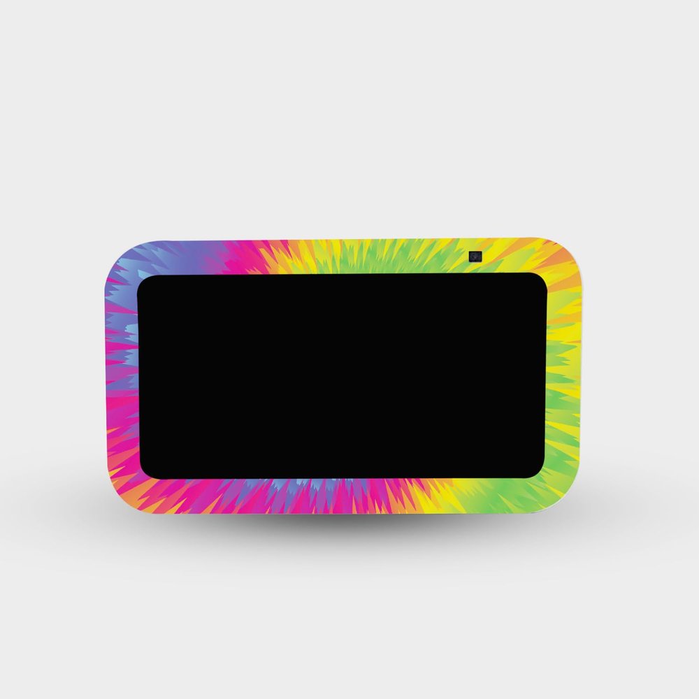 MightySkins Skin Compatible with Amazon Echo Show 5 (Gen 3) - Vibrant Tie Dye | Protective, Durable, and Unique Vinyl Decal wrap Cover | Easy to Apply, Remove, and Change Styles