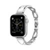 CarXs Wristband for Apple Watch 38mm 40mm 41mm 42mm 44mm 45mm 49mm Stainless Steel Accessory Wristband for IWatch 9/8/7/6/5/4/3/2/1/SE Series Women (Silver,42-44-45-49 MM,) view 1