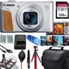 Canon PowerShot SX740 HS Digital Camera (Silver)+128GB Transcend Memory Card+Camera Shoulder Bag+Flex SpiderTripod+Deluxe Accessory Bundle (Renewed) view 1