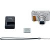 Canon PowerShot SX740 HS Digital Camera (Silver)+128GB Transcend Memory Card+Camera Shoulder Bag+Flex SpiderTripod+Deluxe Accessory Bundle (Renewed) view 3