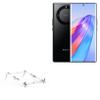 BoxWave Stand and Mount Compatible with Honor X40 - Pocket Aluminum Stand 3-in-1, Portable Multi Angle Viewing Riser - Metallic Silver view 1