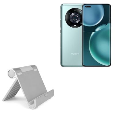 BoxWave Stand and Mount Compatible with Honor Magic4 - VersaView Aluminum Stand, Portable, Multi Angle Viewing Sturdy
