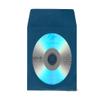 AcePlus 100 Navy Blue Paper Sleeves in 100 gram Premium Weight CD and DVD Envelopes with Clear Window, Flap and Close Tab in Retail Packaging (100-pk) view 1