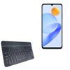 BoxWave Keyboard Compatible with Honor Play7T - SlimKeys Bluetooth Keyboard, Portable Thin with Chiclet-Style Keys - Jet Black view 1
