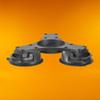 iBOLT Triple Suction Cup Base with Universal 4- Hole AMPS Pattern view 2