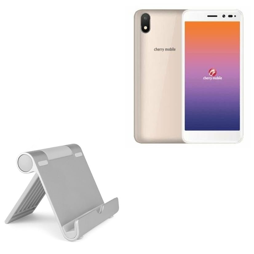 BoxWave Stand and Mount Compatible with Cherry Mobile Flare S7 Mini - VersaView Aluminum Stand, Portable, Multi Angle Viewing Sturdy