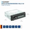 BLAUPUNKT Beverly Hills 150 Multimedia Car Stereo - 120W Peak Power, Bluetooth Connectivity, Hands-Free Calling, Detachable Faceplate, DVD & CD Receiver, USB/SD, AM/FM, Remote Control - Black view 2