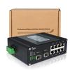 Industrial 8 Port Gigabit 30W PoE Switch with 20Gbps Bandwidth, 8 PoE Port 10/100/1000Mbps, 2 SFP Port, 802.3af/at Ethernet Switch, IP40 Al case, Din Rail or Desktop view 1