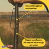 BAITFUEL T-Mac Durable Straight Tail Worm Infused with Supercharged X55 Formula Gel | 6.5-Inch, Kentucky Special view 4