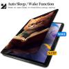 for Kindle Fire HD 8 Tablet (8th/7th/6th Generation, 2018/2017/2016 Release) Tablet Case-360 Rotating Stand Folding Protective Cover with Auto Sleep/Wake,Kitten with Glasses view 3