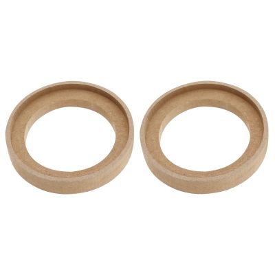 ECSiNG 2PCS 3 Inch Car Speaker Spacer Ring Car Speaker Wood Gasket Ring Car Mounting Spacer Ring Speaker Wooden Spacer Ring for Boats Cars Trucks RV Speakers