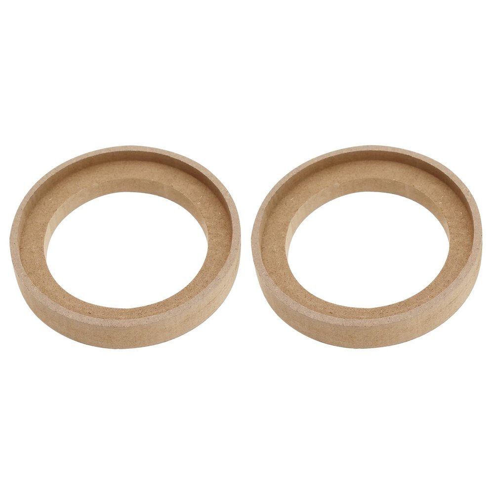ECSiNG 2PCS 3 Inch Car Speaker Spacer Ring Car Speaker Wood Gasket Ring Car Mounting Spacer Ring Speaker Wooden Spacer Ring for Boats Cars Trucks RV Speakers
