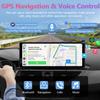 CARPURIDE W903 Portable Carplay & Android Auto with Dash Cam - 9.3" HD IPS Screen, 4K Front &1080P Rear Cam, Loop Recording, Bluetooth, Mirror Link, GPS, Siri, Dashboard Mounted view 4