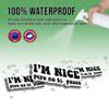 Spanish Stickers Spanglish Stickers I'm Nice Pero No Te Pases Cool Vinyl Stickers, Weather-Resistant Stickers for Water Bottles, Laptop, Window, Car 2pcs Size 4" view 4