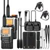 2 Pakcs Quansheng UV-K5(8) Radio USB-C Charging Two Way Radio Long Range with NOAA for Adults 5W U/V Dual Band DTMF AM FM Walkie Talkie Rechargeable UV-K6 with Shoulder Mic view 1