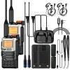 2 Packs Quansheng UV-K5(8) Radio USB-C Charging Two Way Radio Long Range with NOAA for Adults 5W U/V Dual Band DTMF AM FM Walkie Talkie Rechargeable UV-K6 with 771 Antenna Earpiece Cable view 1
