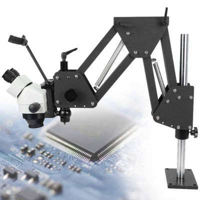 Diamond Gemstone Setting Microscope,Digital Parfocal Microscope,Soldering Microscope for Electronics Repair,Soldering Microscope,Electronic Magnifier,77MM