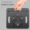Rotary Adjustable Laptop Stand with Cooling Fan Desktop Notebook Holder Universal Foldable Bracket Support Accessories (Color : B) view 4