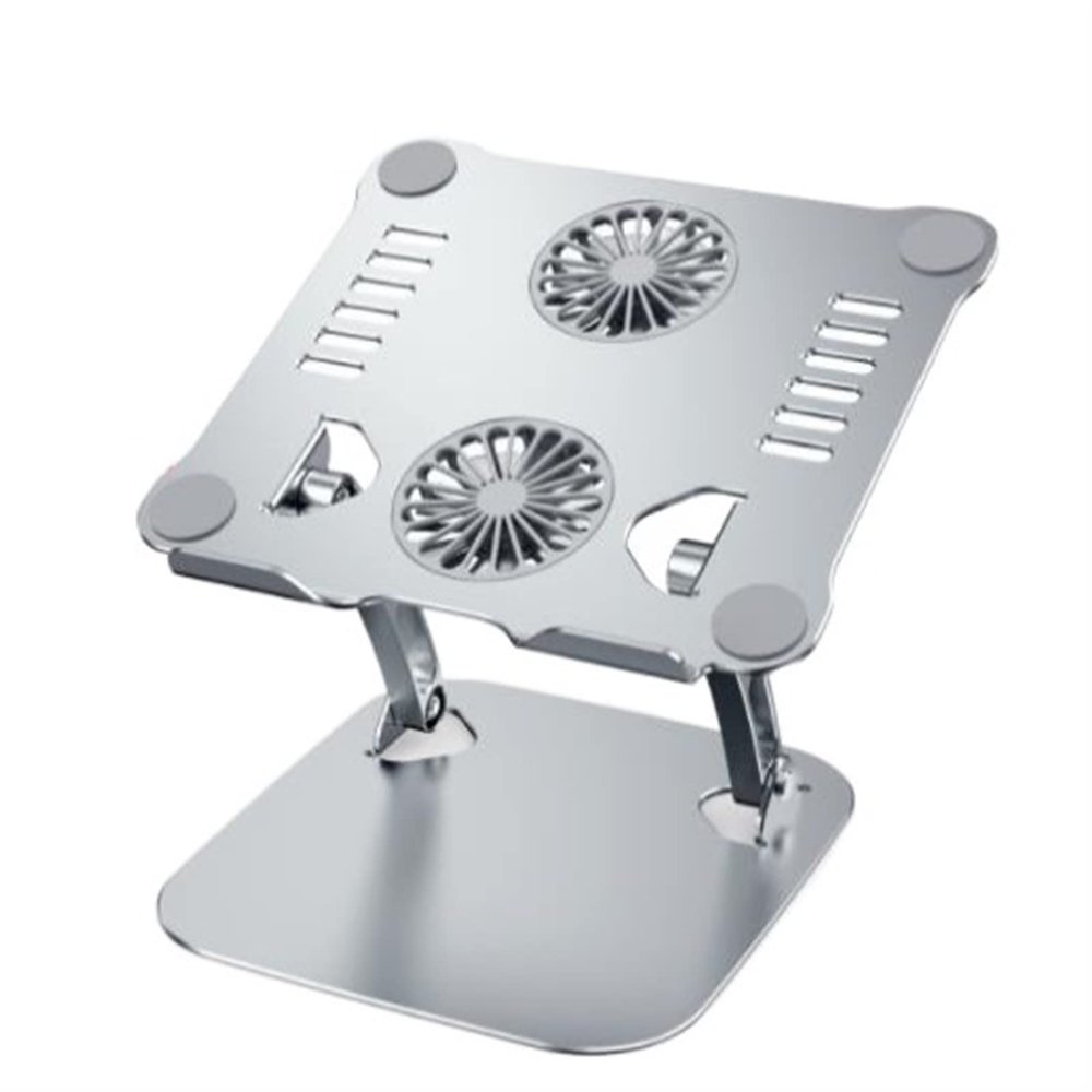 Adjustable Laptop Stand with Cooling Fan Aluminum Alloy Computer Holder for All Computers (Color : B)