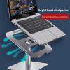 Zhjlut Desktop Laptop Stand Compatible with Laptop Stand Foldable Aluminum Desk Portable Adjustable Accessories view 2
