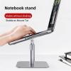 Zhjlut Desktop Laptop Stand Compatible with Laptop Stand Foldable Aluminum Desk Portable Adjustable Accessories view 4