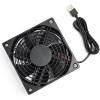 Router Fan Cooler TV Box Wireless Cooling Silent Quiet Power Fan Screws Protective Net view 2
