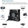 Router Fan Cooler TV Box Wireless Cooling Silent Quiet Power Fan Screws Protective Net view 4