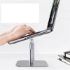 Zhjlut Table Laptop Stand Compatible for Notebook Holder Foldable Aluminum Desk Portable Adjustable Accessories (Color : Pink) view 3