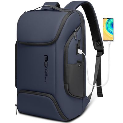 BANGE Business Laptop Smart backpack Can Hold 15.6 Inch Laptop Commute Backpack Carry on bag for men and women (Blue)