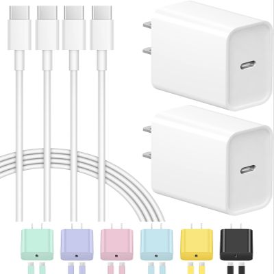 iPhone 17 16 15 Charger Fast Charging USB C Charger Block 2-Pack Type C Chargers iPhone 17 Chargers 6FT Cord for iPhone 17/17 Plus/17 Pro/17 Pro Max/16/16 Plus/16 Pro/16 Pro Max/15/15 Pro Max