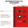 Saladulce IP66 Waterproof Industrial Siren with Strobe Light | 120dB Loud Outdoor Warning | Adjustable Volume & Tone | for Home, Office, Warehouse, Factory, Emergency, Tornado (110V) view 2