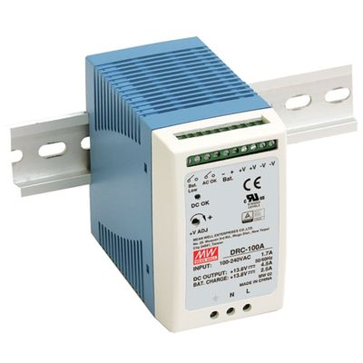 Mean Well DRC-100A DRC-100B 100W Single Output with Battery Charger (UPS Function) (DRC-100B)