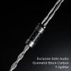 Satin Audio Cable for AudioSense MMCX Inear Replacement with Hotswap 3.5mm/4.4mm/2.5mm Plug Silver Plated Copper OCC - Customizable (6 Wires) view 4