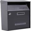 Scpantkend Suggestion Box Comment Collection Box Decorative Outdoor Mailbox Mailboxes for Outside Wall-Mounted Locked Mailbox Galvanized Sheet Material Mailbox Drop Box view 1