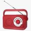 D218 Portable Radio AM FM SW Vintage Radio Receiver Retro BT Speaker Red view 1