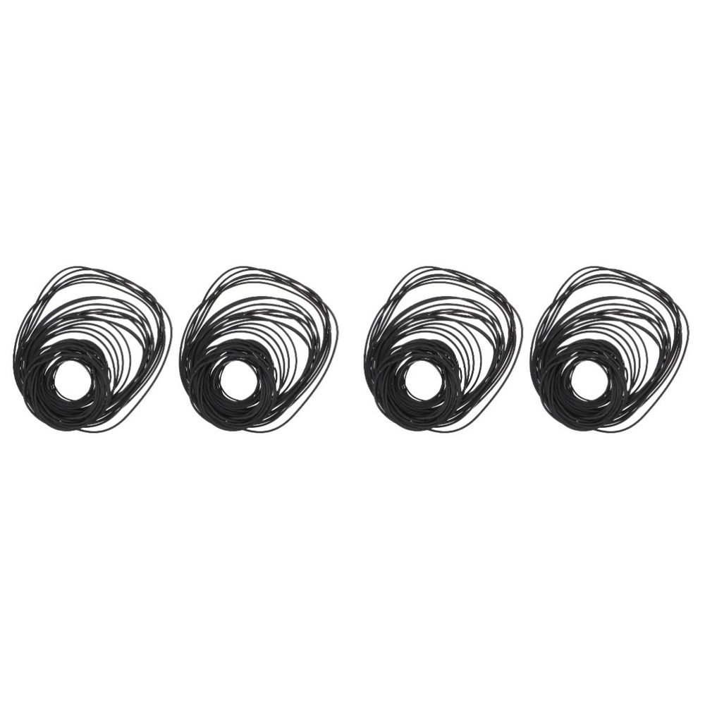 NOLITOY 4packs Recorder Cassette Belt Tape Cassette Machine Belt Rubber High Traction Non-deforming