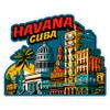 Havana Cuba Sticker 4 Inch City Travel Souvenir Destination - Waterproof Vinyl Decal for Laptop Water Bottle Car Tumbler - Durable Aesthetic Long-Lasting Stickers for Adults ID44990 view 1