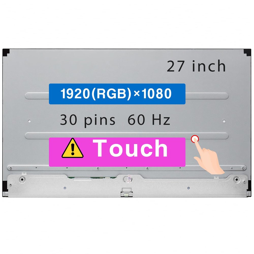 27.0" LCD Touch Screen Replacement LM270WFA-SSA1 for HP 27-D 27-D0072 30 pin FHD 1920 * 1080 Display Panel