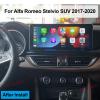 12.3 Inch Android Radio Car Stereo for Alfa Romeo Stelvio SUV 2017-2020, 4+64G view 3