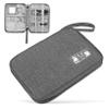 Didiseaon 2pcs Travel Cable Storage Bags Data Cable Organizer Pouches for Earphones and Chargers Versatile Travel Accessories for Electronics Grey view 1