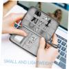 Didiseaon 2pcs Travel Cable Storage Bags Data Cable Organizer Pouches for Earphones and Chargers Versatile Travel Accessories for Electronics Grey view 4