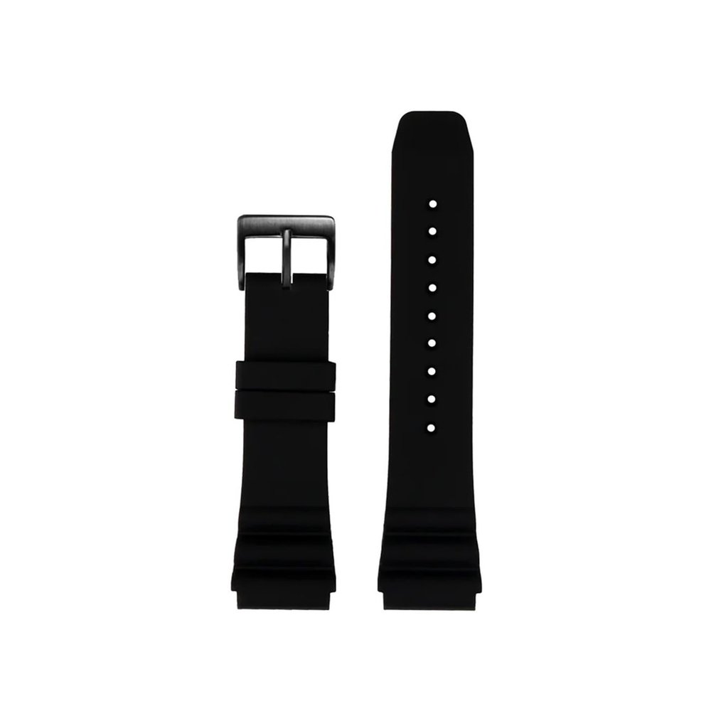 IEAMAIGE Silicone Strap 22mm Fir for CASIO Diving Watch MDV-106 MDV-107 MTP-VD01D Efr-303l Watchband Green Men's Wrist Band(Black Black_22mm)