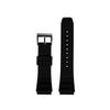 IEAMAIGE Silicone Strap 22mm Fir for CASIO Diving Watch MDV-106 MDV-107 MTP-VD01D Efr-303l Watchband Green Men's Wrist Band(Black Black_22mm) view 1