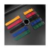 IEAMAIGE Silicone Strap 22mm Fir for CASIO Diving Watch MDV-106 MDV-107 MTP-VD01D Efr-303l Watchband Green Men's Wrist Band(Black Black_22mm) view 4