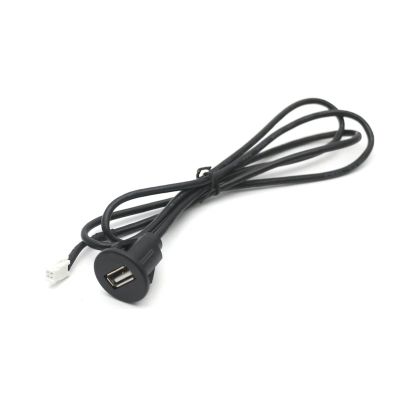 ImBros Car Dashboard Flush Mount 4/6Pin Type C USB 2.0 Female Dock Panel Extension Cable Adapter Fit Compatible Motorcycle Boat Andro1d Head Unit (Color : C)